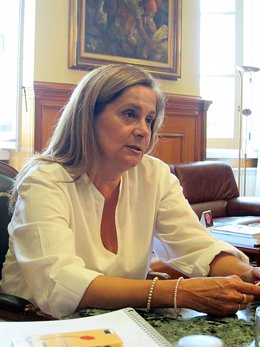 La presidenta de la Diputación de Pontevedra, Carmela Silva 