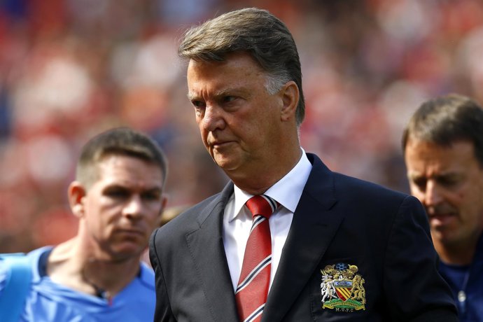 El entrenador del Manchester United, Louis Van Gaal