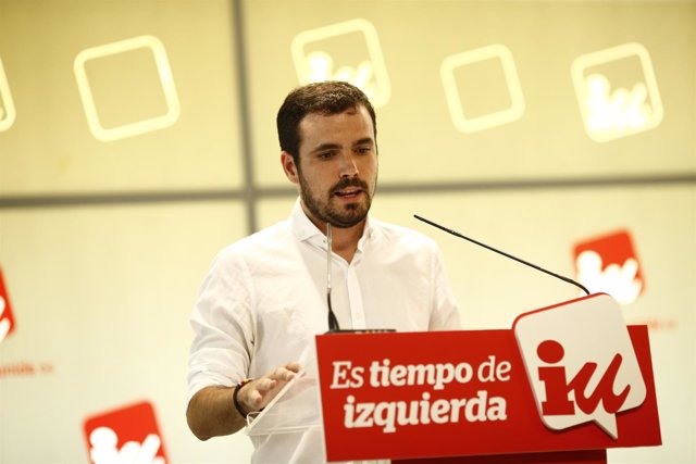 Alberto Garzón presenta la propuesta un Nuevo país