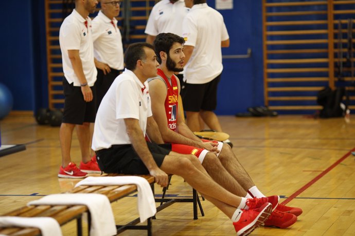 Alex Abrines selección española entrenamiento Eurobasket