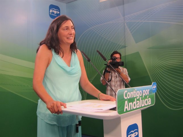 Dolores López, hoy en rueda de prensa