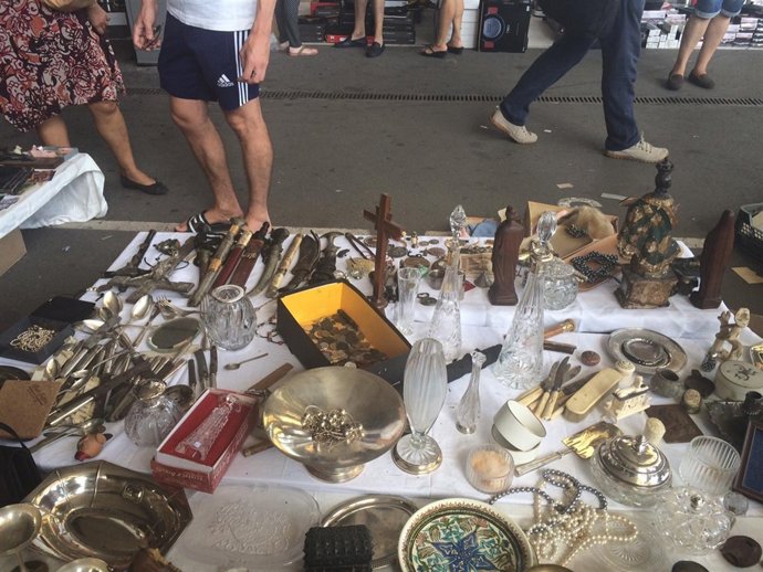 Mercado de los Encants en que se ha vendido legado de Ràfols-Casamada