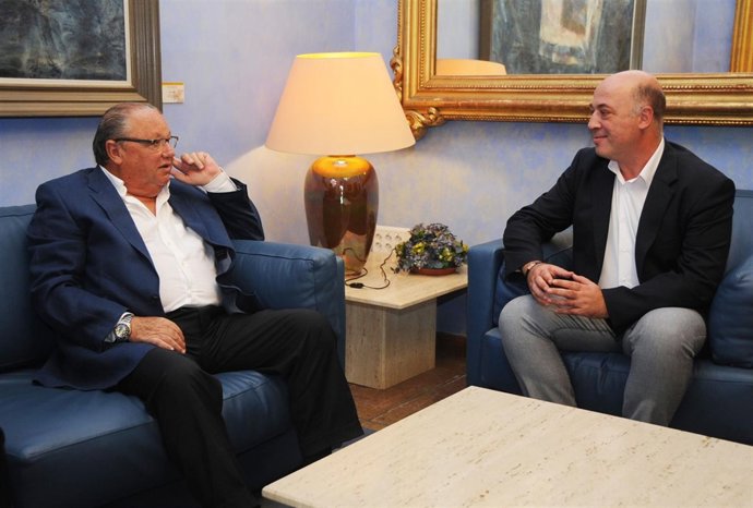 Antonio Ruiz con Miguel Ángel Tamarit