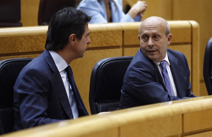 José Manuel Soria e Ignacio Wert en el Senado
