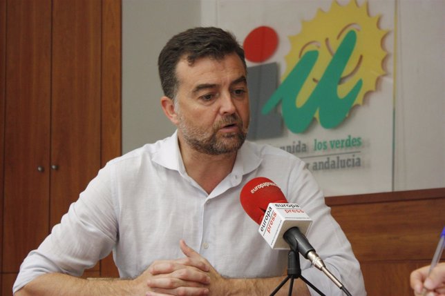 Antonio Maíllo durante la entrevista con Europa Press