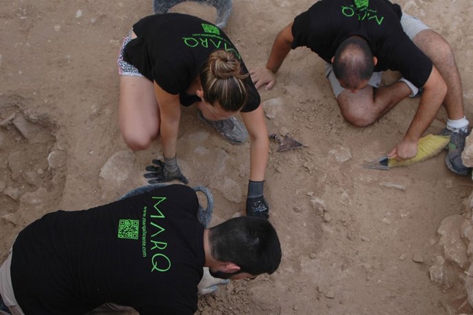 Excavaciones sacan a la luz la 'puerta del mar' de Lucentum