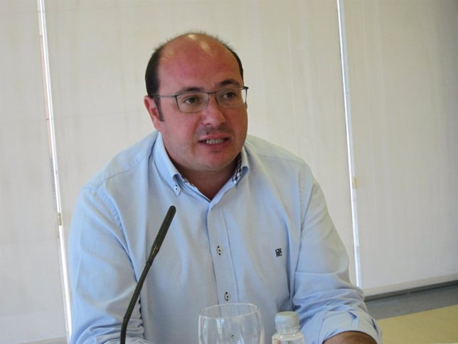 El presidente del Gobierno regional, Pedro Antonio Sánchez