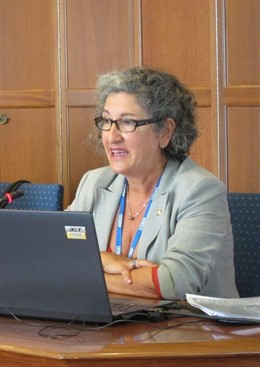 María Elena Palacios, inspectora de Policia