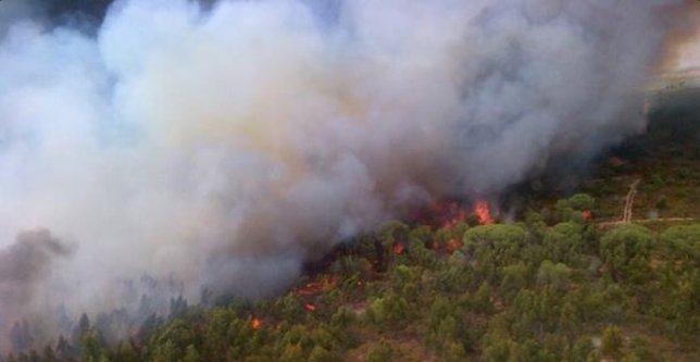 Declarado activo un incendio en el término municipal de Bollullos de la Mitación