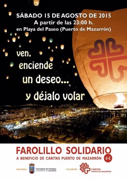 Iniciativa solidaria a beneficio de Cáritas en Mazarrón