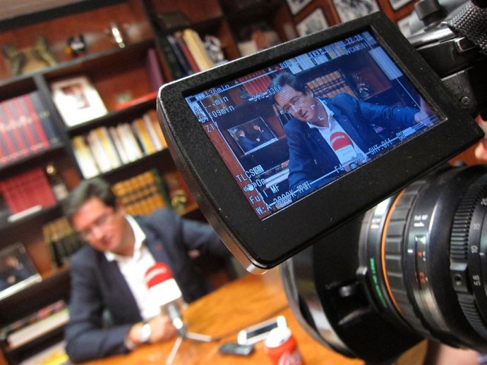 El portavoz del PSOE en el Senado, Óscar López