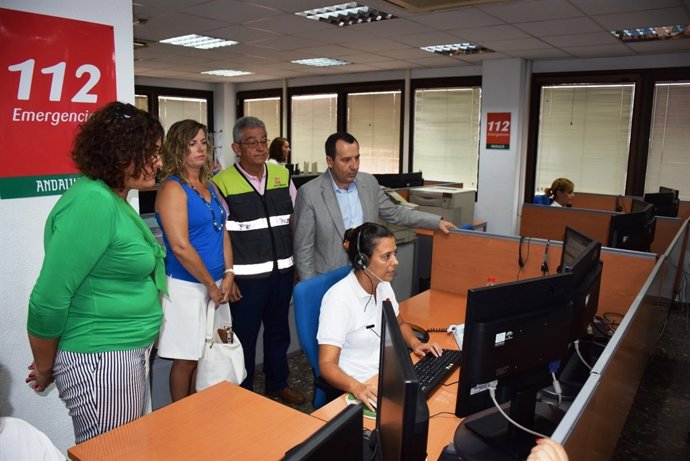 Ruiz Espejo en sala 112 emergencias malaga provincial gálvez