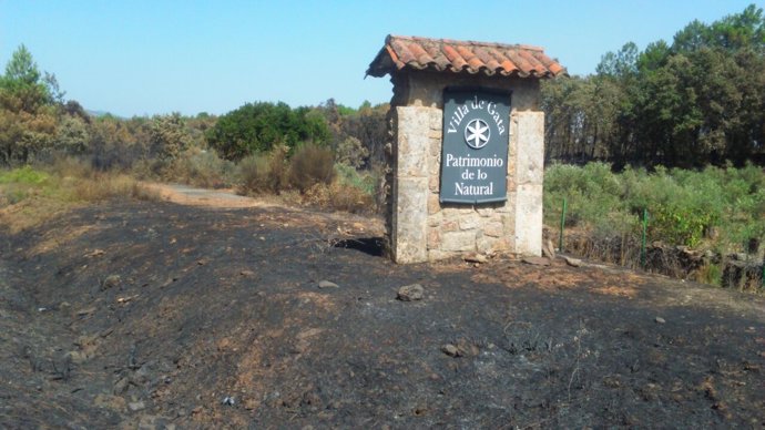 Incendio de Sierra de Gata