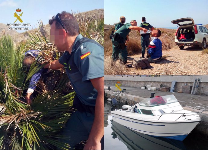 Interceptan ocho inmigrantes a bordo de una patera en Cabo de Palos