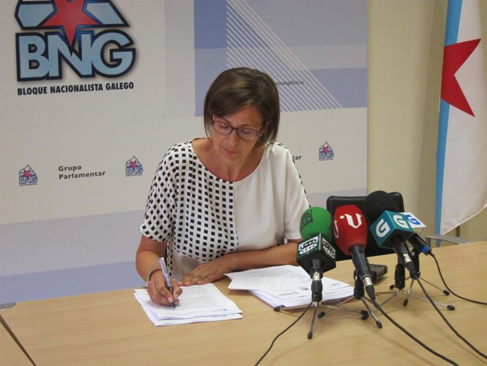 La diputada del BNG Carme Adán