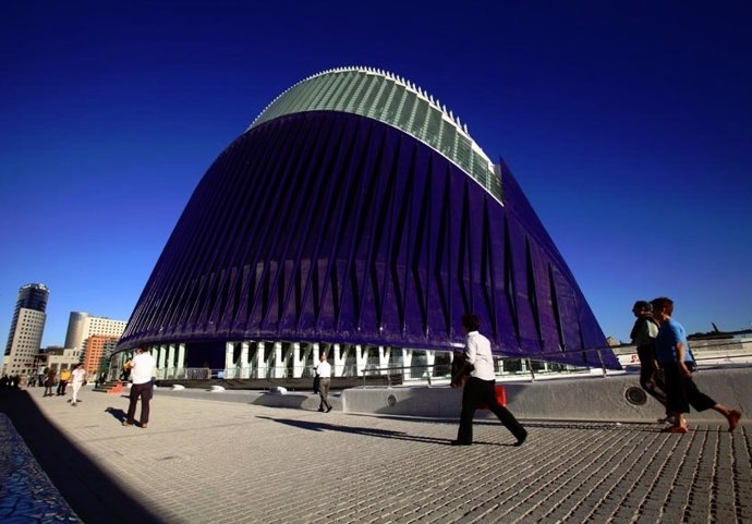 Imagen del Ágora de la Ciudad de las Artes y las Ciencias