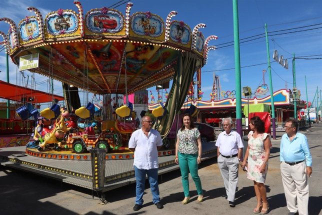 Feria cortijo de torres atracciones trabajadores