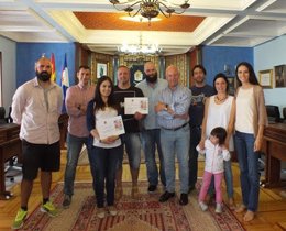 Ganadores del concurso de disfraces del festival Reinosa de Movida