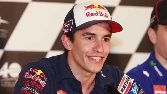 Marc Márquez en rueda de prensa