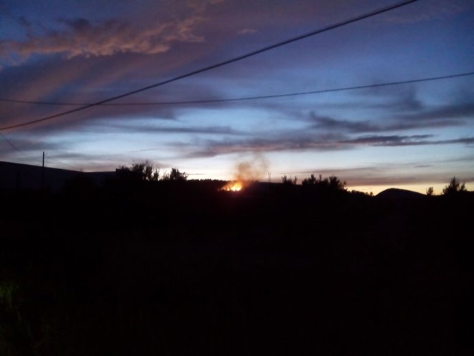 Incendio en Calasparra