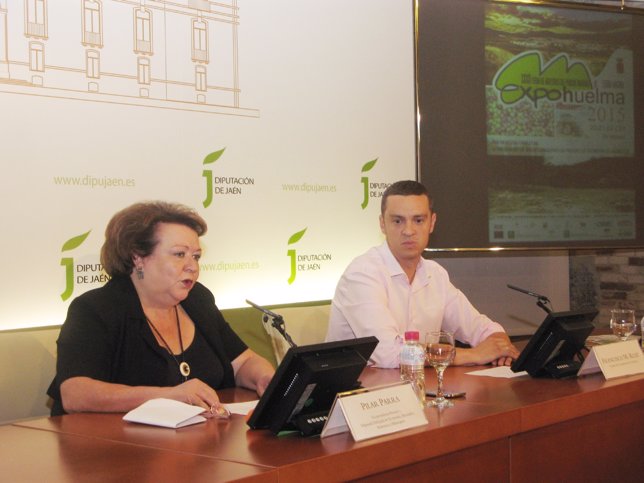Pilar Parra y Francisco Manuel Ruiz presenta Expohuelma 2015.