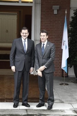 Rajoy y Feijóo