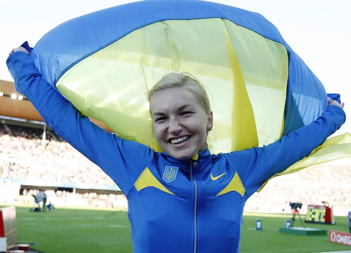 La atleta ucraniana Vira Rebryk, nacionalizada rusa tras la anexión de Crimea