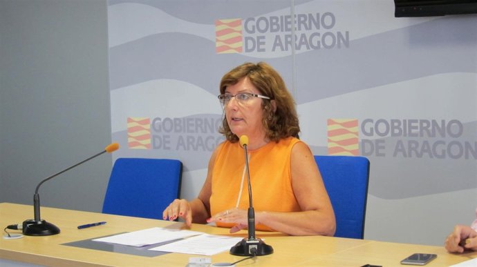 La consejera de Ciudadanía y Derechos Sociales de Aragón, María Victoria Broto