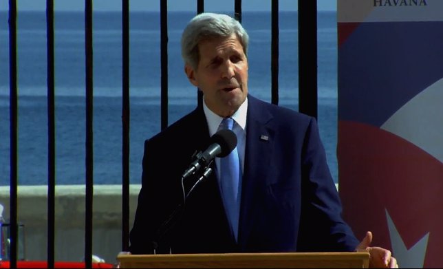 John Kerry reapertura embajada cuba 