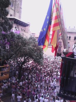 Inicio de las Fiestas de San Lorenzo