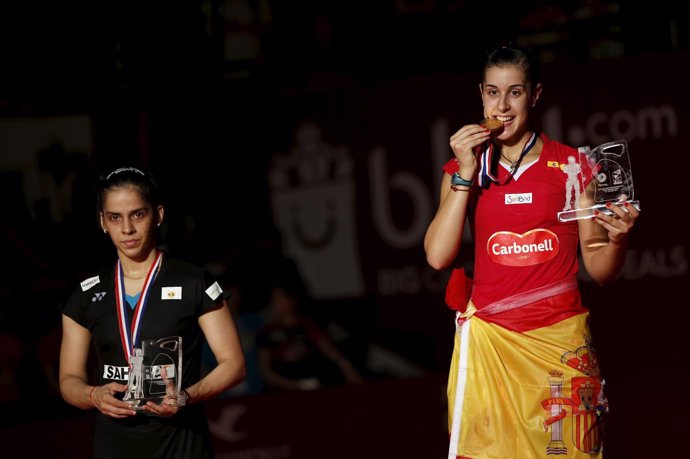 Carolina Marín india Saina Nehwal campeona mundo Yakarta