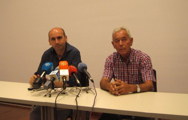 Francisco Conejo, PSOE, y José Gámez, secretario UPA-Málaga