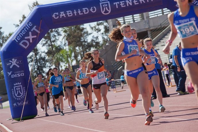 Final de campo a través de atletismo en Los Cristianos