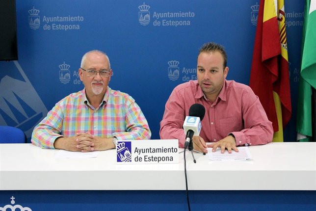 Blas Ruzafa y Adrián Trujillo, concejales de Estepona