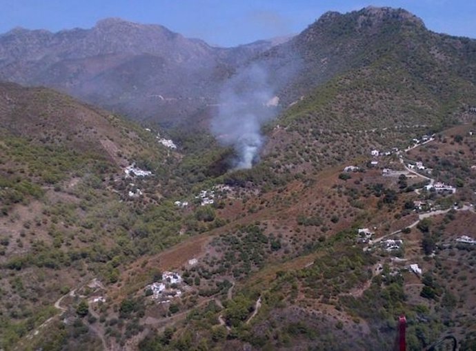 Incendio frigiliana málaga agosto 2015 fuego