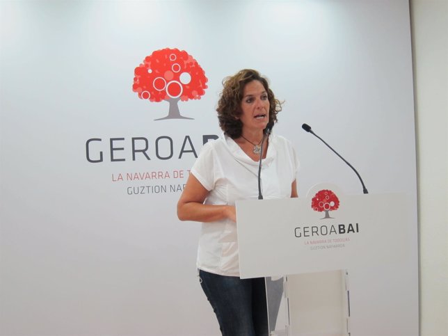 La concejal de Geroa Bai en el Ayuntamiento de Pamplona Itziar Gómez