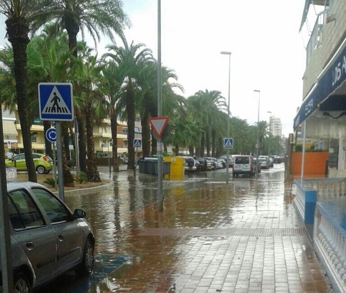 LLuvia caída en Tavernes de la Valldigna