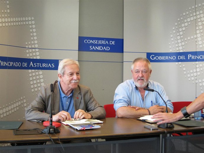Antonio Pino (CCOO)  y Justo Rodríguez Braga (UGT)