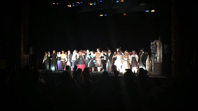 Representan 'El fantasma de la ópera' en Madrid. 