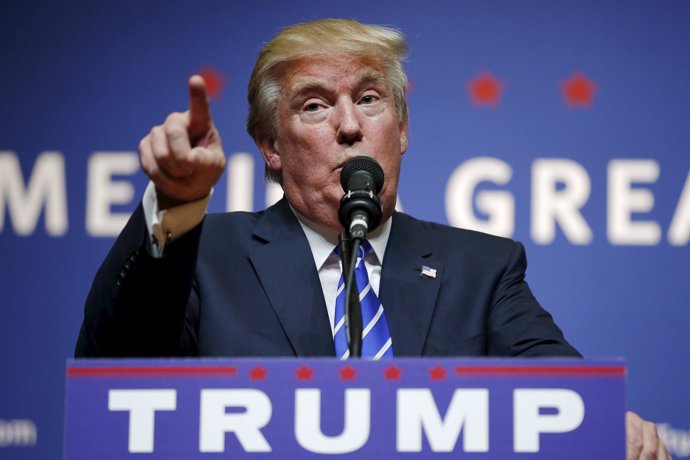 El candidato republicano Donald Trump