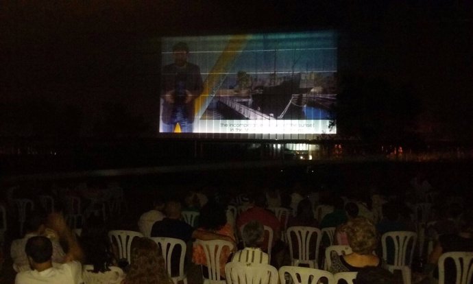 Cine de verano en La Rábida. 