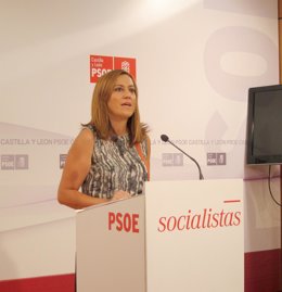 La secretaria de Políticia Municipal del PSCL, Virginia Barcones