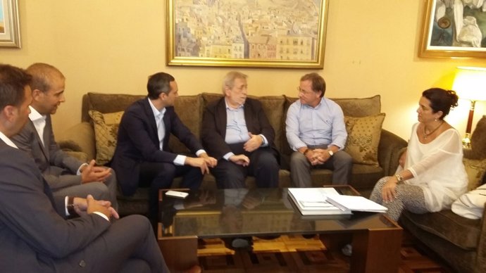 Reunión de César Sánchez con Beteta y Moragues