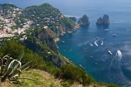 Puerto de Capri, en Italia