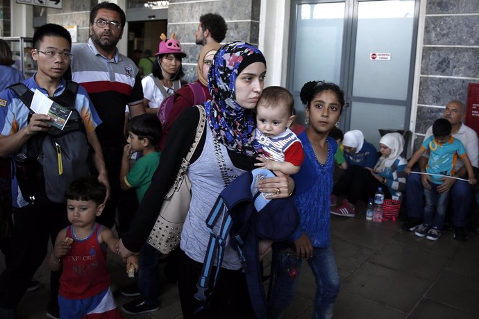 Inmigrantes sirios en Grecia