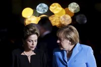 Rousseff sugiere a Merkel que Alemania invierta en infraestructuras brasileñas