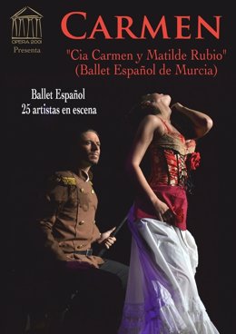 El Ballet Español de Murcia representa este viernes en El Batel 'Carmen'