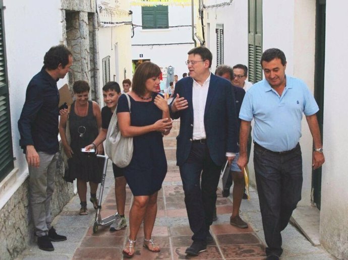 Visita de Puig a Menorca