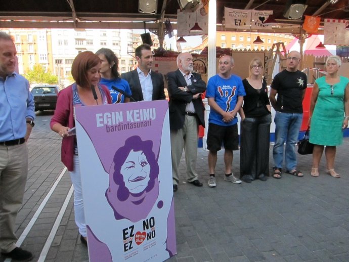 Presentación de la campaña contra agresiones sexistas.