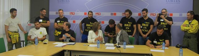 Luis Aceves y Ana Muñoz de la Peña reunidos con representantes de las BRIF 